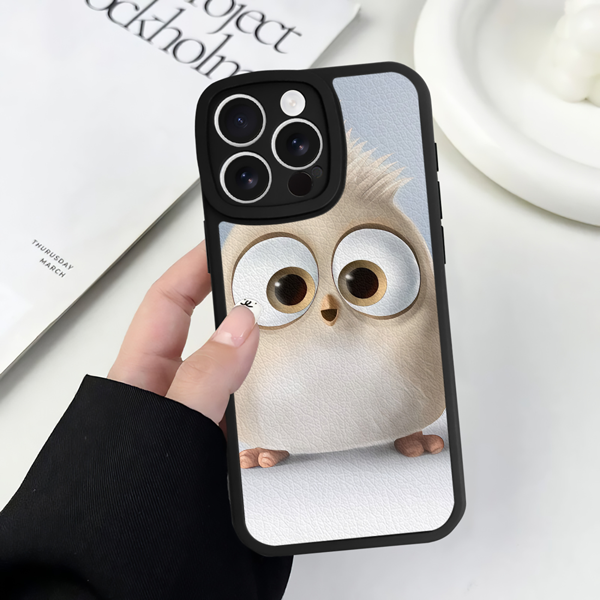 （画像用） Angry Birds アングリーバード 【iPhone 16シリーズ対応】シリコンスマホケース（レザー調） 材質：シリコン